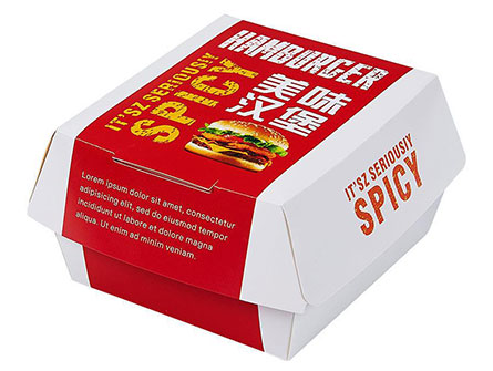 Recycle Hamburger Paper Box