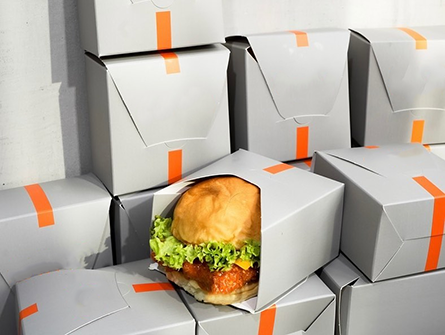 Burger Box With Logo Printing