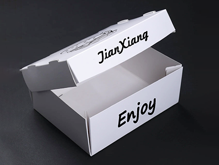 White Burger Box With Your Own Logo