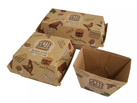 Hamburger Box With Logo