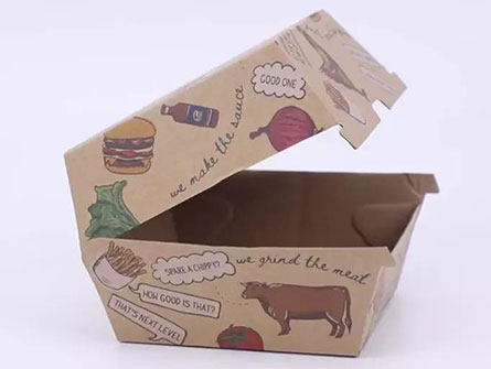 Hamburger Box With Logo