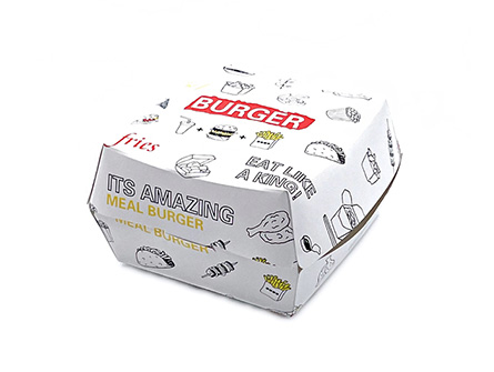 Customized Logo Burger Box