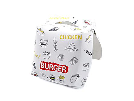 Customized Logo Burger Box