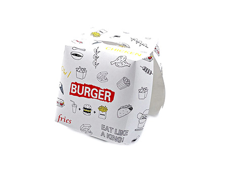 Customized Logo Burger Box