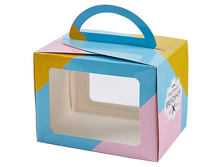 Paper Cake Box With Handle