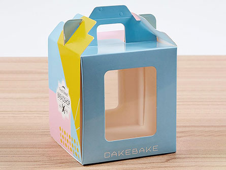 Paper Cake Box With Handle