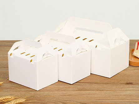 Plain White Cake Box