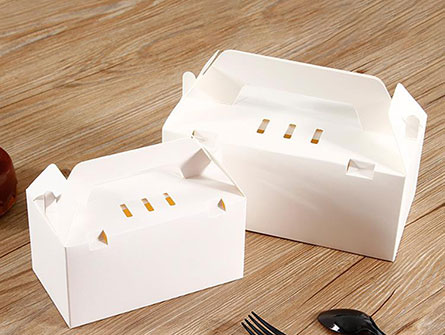 Plain White Cake Box