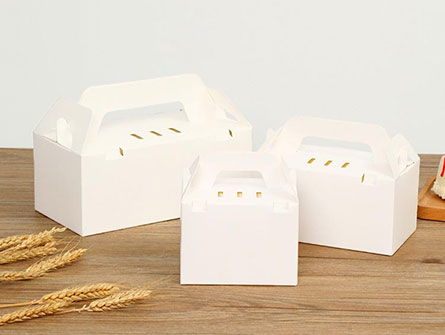 Plain White Cake Box