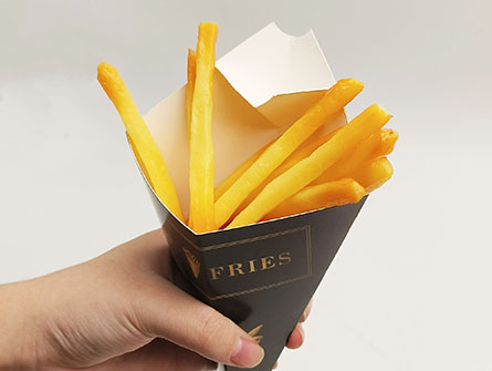 French Fries Cone Box With Sauce