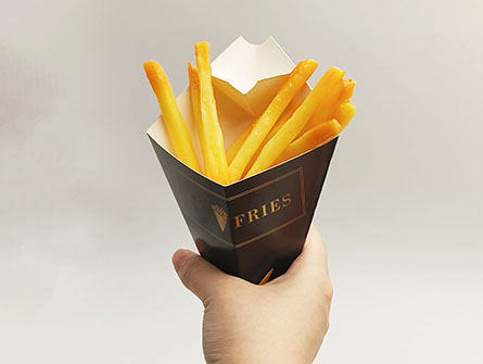 French Fries Cone Box With Sauce