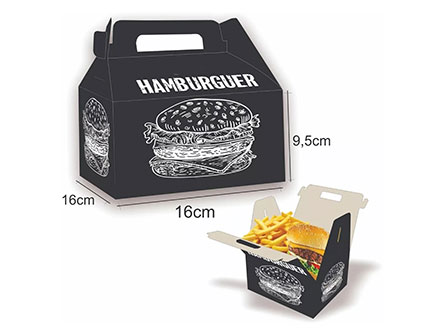 Sandwich Hamburger Packing Box