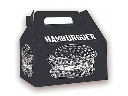 Sandwich Hamburger Packing Box