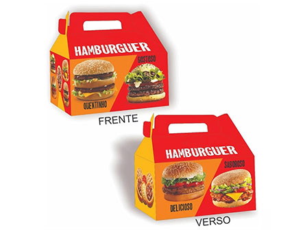 Sandwich Hamburger Packing Box