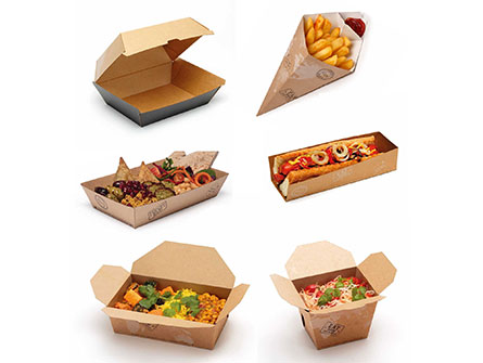 Takeway Food Box Eco Friendly Hamburger Box