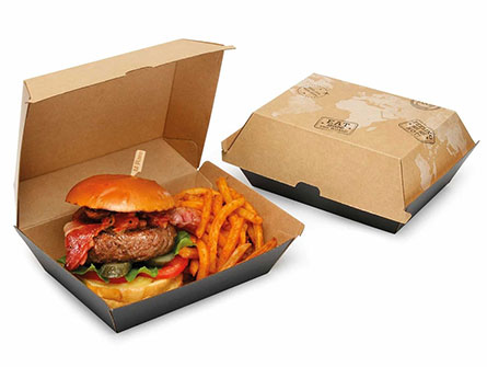 Takeway Food Box Eco Friendly Hamburger Box