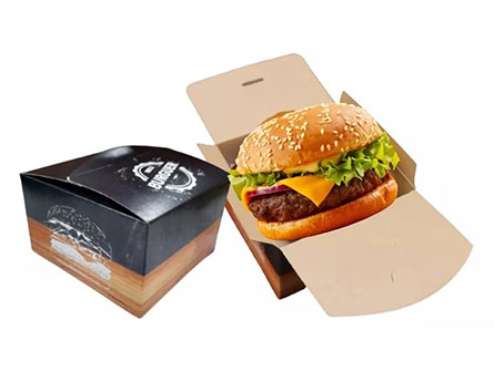 Burger And Chips Paper Packaging Box