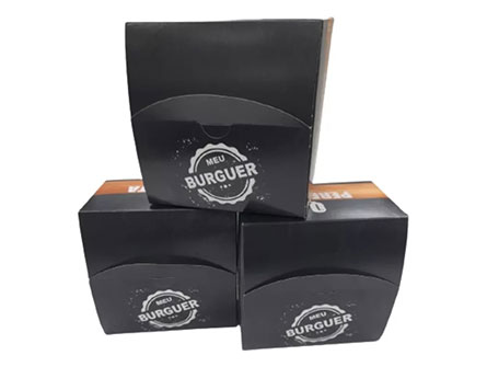 Burger And Chips Paper Packaging Box