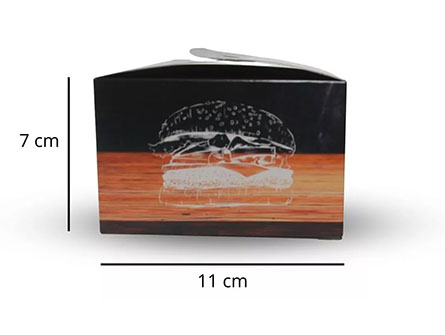 Burger And Chips Paper Packaging Box