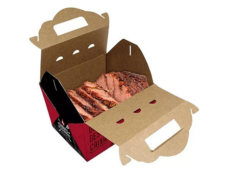 Take Away Packaging Box With Handle