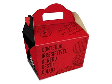 Take Away Packaging Box With Handle