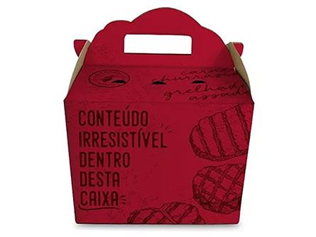 Take Away Packaging Box With Handle