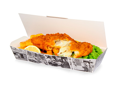 Fish And Chips Packaging Box
