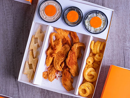 Fried Food With Dipping