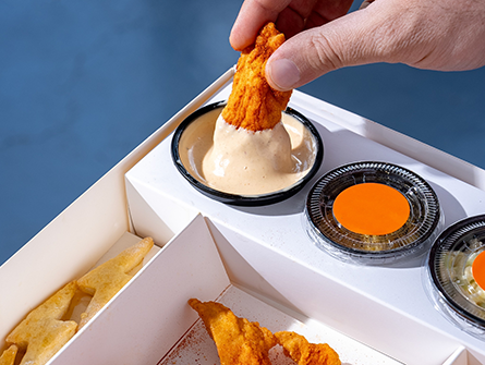 Fried Food With Dipping