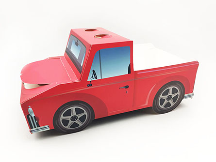 Paper Truck Shape Snack Packaging