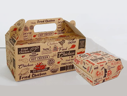 Custom Printed Fried Food Box