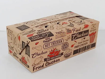 Custom Printed Fried Food Box