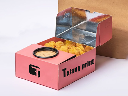 Takeaway Box With Sauce