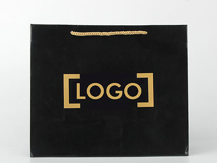 Hot Foiled Stamping Shopping Paper Bags