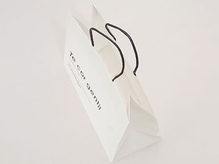 White Paper Bag With Logo