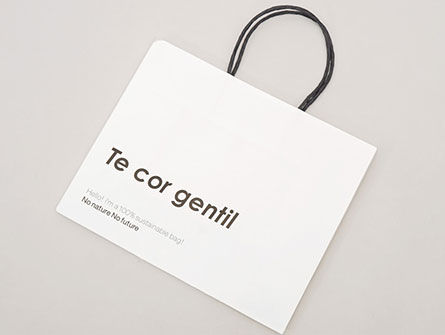 White Paper Bag With Logo