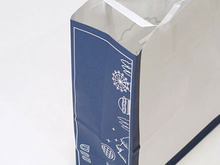 White Kraft Paper Bags With Handles