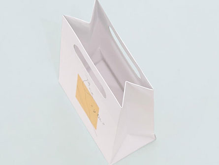 Recycle Paper Bag With Hole Handle