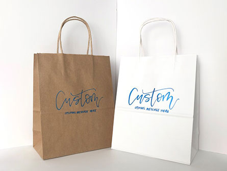 Customized Printed Kraft Paper Shopping Bag