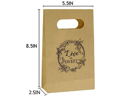 Paperbag With Die Cut Handle