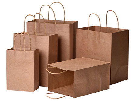 Thank You Kraft Paper Carry Bags