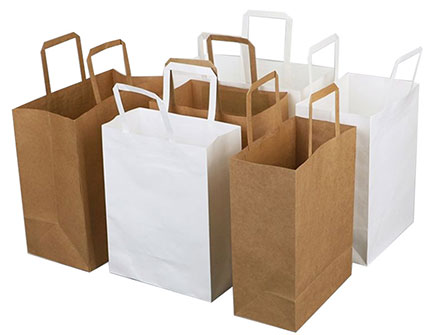 Restaurant Food Brown Paper Bag