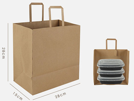 Restaurant Food Brown Paper Bag