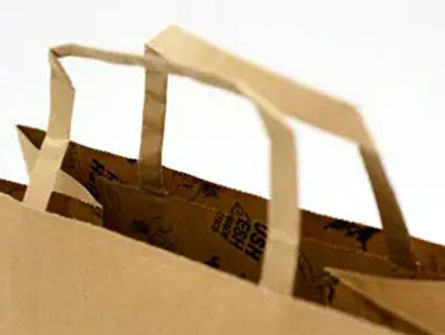 Kraft Shopping Paper Bags For Clothing