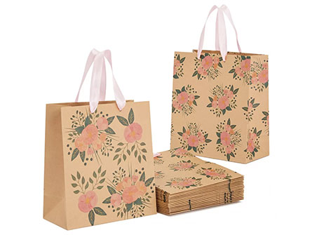 Shopping Business Paper Gift Bag With Handle