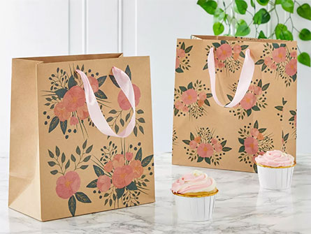 Shopping Business Paper Gift Bag With Handle