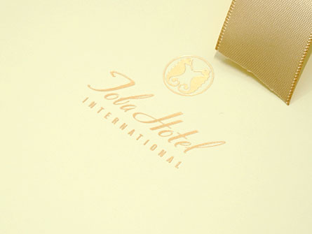 Paper Bag Supplier Custom Logo Gold Foil