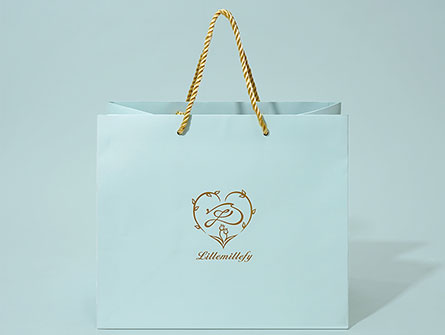 Blue Paper Bags For Gift