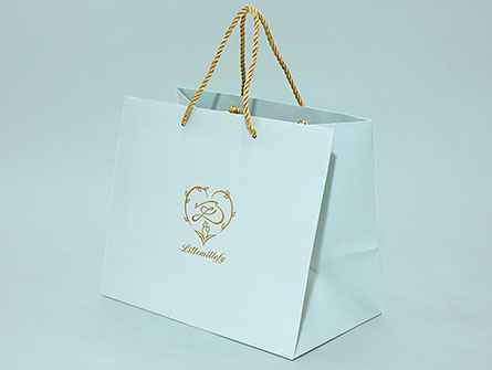 Blue Paper Bags For Gift