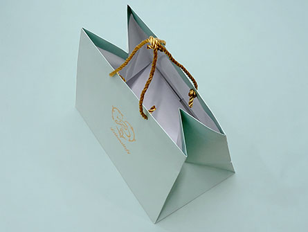 Blue Paper Bags For Gift